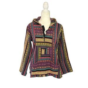 Hippie Boho Beach hoodie - L